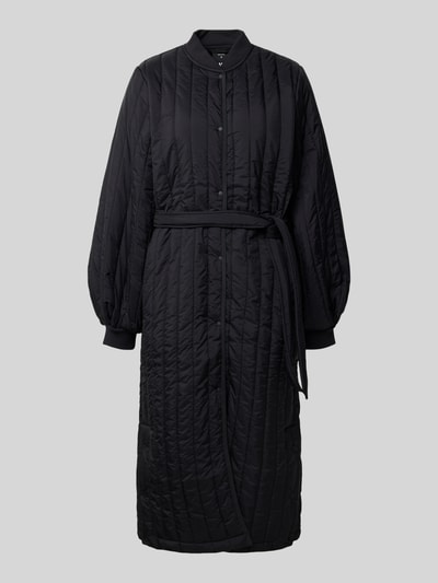 RAINS Mantel mit Steppnähten Modell 'Banja' Black 2