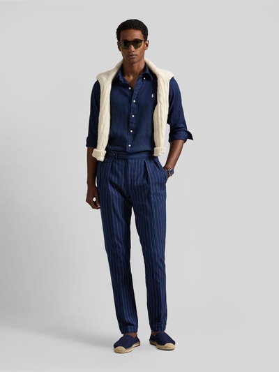 Polo Ralph Lauren Relaxed Fit Freizeithemd aus reinem Leinen Marine 1