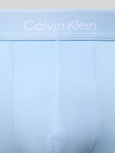 Calvin Klein Underwear Trunks mit elastischem Label-Bund im 3er-Pack Blau 2