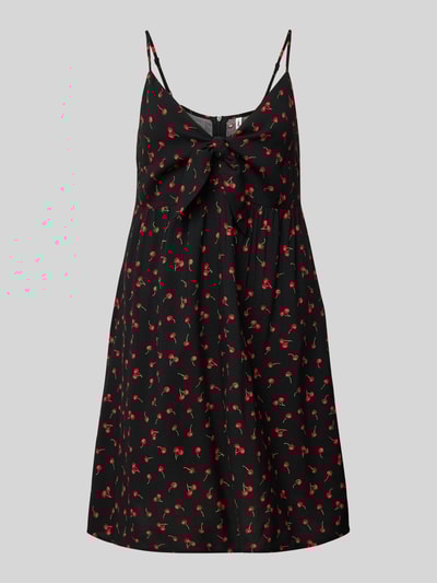 Only Mini-jurk in A-lijn van pure viscose, model 'NOVA LIFE' Zwart - 2