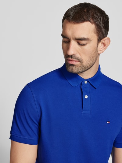 Tommy Hilfiger Regular fit poloshirt met labeldetail Koningsblauw - 3