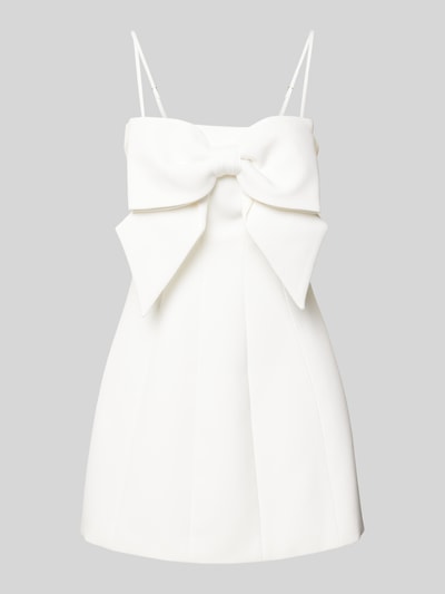 Forever New Cocktailkleid mit Zierschleife Offwhite 1