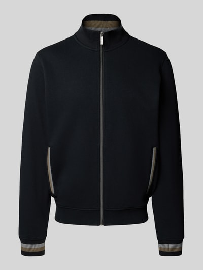 bugatti Sweatjacke mit Stehkragen Black 2