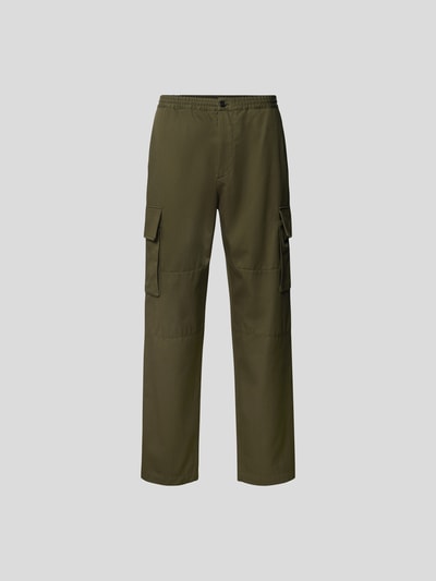 Marni Cargohose mit elastischem Bund Khaki 2