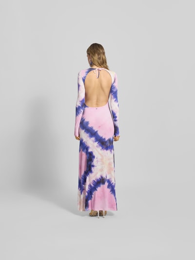 Rabanne Maxikleid mit Rundhalsausschnitt Rosa 5