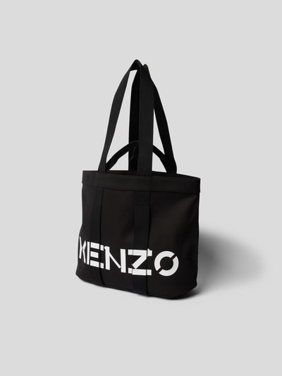 Kenzo Weekender mit Brand-Schriftzug Black 2