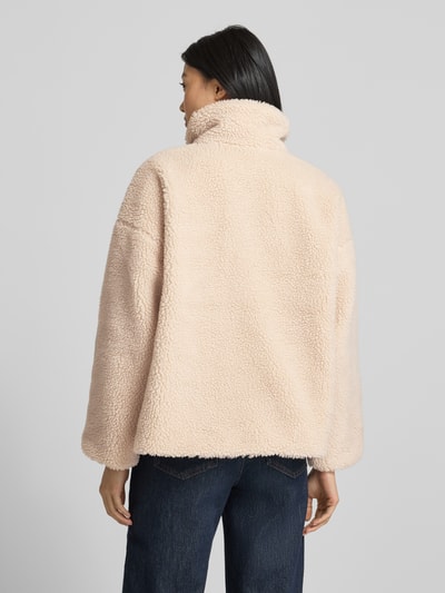 Barbour Oversized Jacke aus Teddy-Fleece  Beige 5