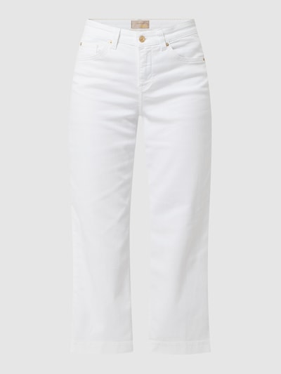 MAC Culotte aus Denim Modell 'Rich' Weiss 2