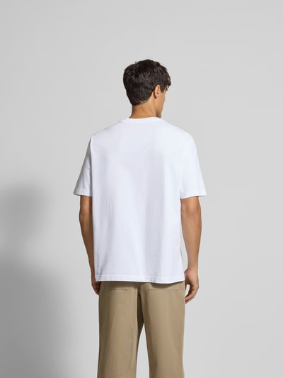 MAISON KITSUNÉ Regular Fit T-Shirt aus reiner Baumwolle Weiss 5