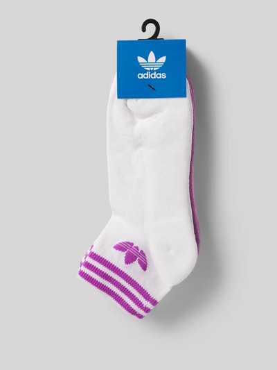 adidas Originals Krótkie skarpety z wyhaftowanym logo w zestawie 3 szt. model ‘TREF’ Różowy 3