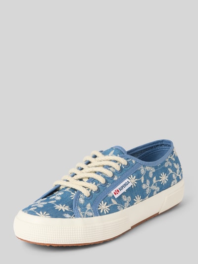 Superga Sneakersy z detalem z logo model ‘2750 SANGALLO’ Niebieski 1