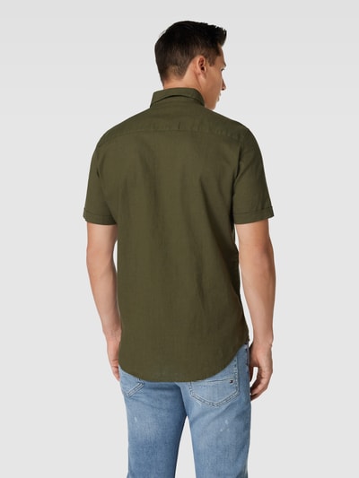 Matinique Koszula casualowa z kołnierzykiem typu button down model ‘trostol’ Khaki 5