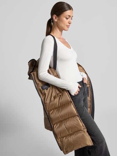 Peuterey lange donsjas met capuchon model 'NUNKI' Camel - 3