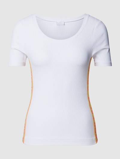 Sportalm T-Shirt in Ripp-Optik Offwhite 2