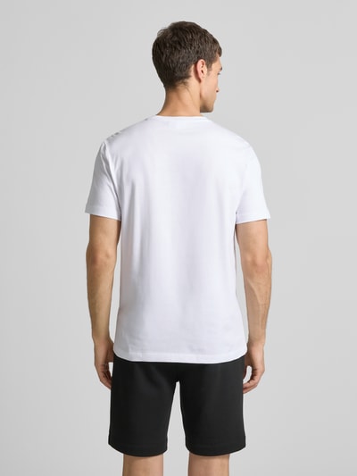 Lacoste Regular Fit T-Shirt aus reiner Baumwolle Weiss 5