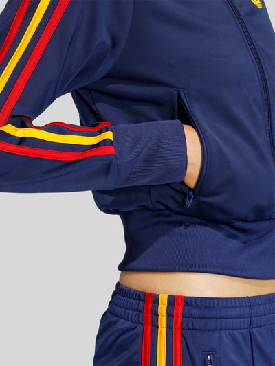 adidas Originals Regular Fit Trainingsjacke mit Label Stitching Dunkelblau 6