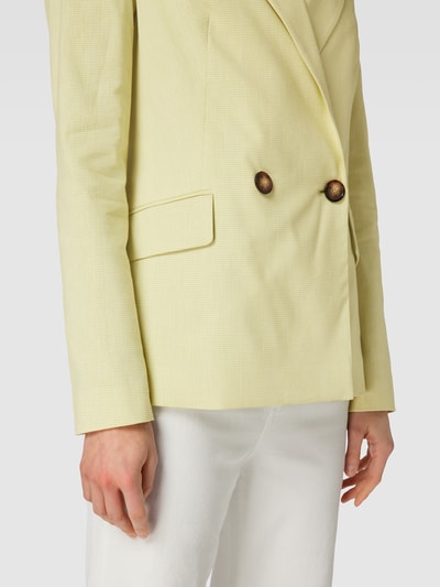 Christian Berg Woman Selection Blazer met pied-de-poule-motief Lindegroen - 3