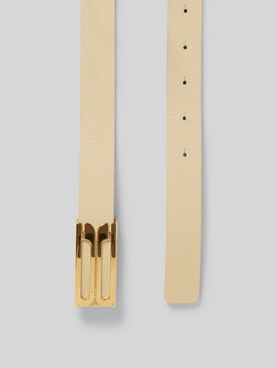 Victoria Beckham Gürtel mit Label-Detail Ecru 4
