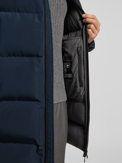 NAUTGÅRD Gewatteerde lange jas met Sorona® Aura-vulling Marineblauw - 7
