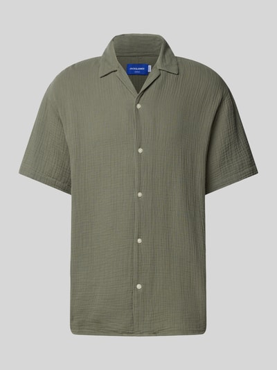 Jack & Jones Relaxed Fit Freizeithemd mit Umlegekragen Schilf 2