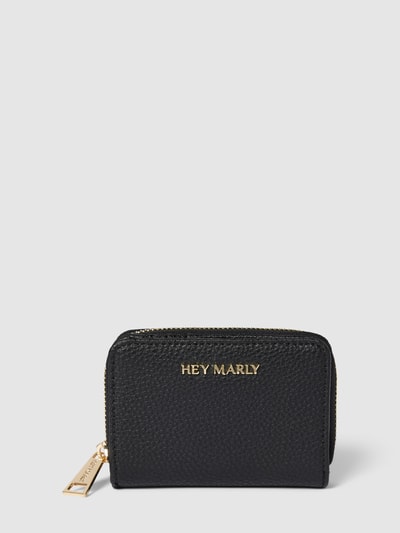 Hey Marly Portemonnaie mit Strukturmuster Black 1