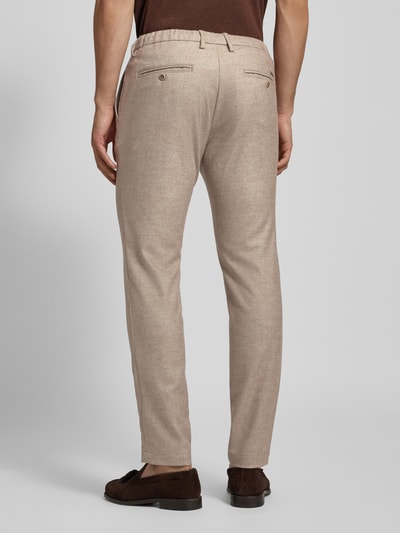 ALBERTO Chino met tunnelkoord, model 'Jump' Beige - 5