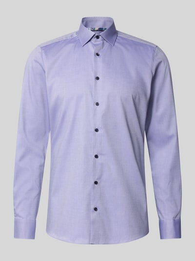 OLYMP Level Five Slim Fit Business-Hemd mit Kentkragen Flieder 2
