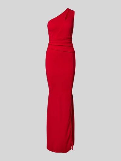 SISTAGLAM Abendkleid mit One-Shoulder-Träger Modell 'Armani' Rot 2