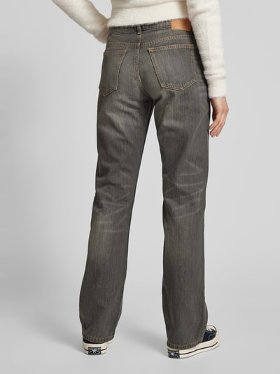 WEEKDAY Straight Fit Jeans im 5-Pocket-Design Modell 'Arrow' Dunkelgrau 5