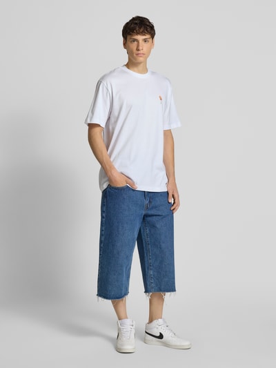 Only & Sons Relaxed Fit T-Shirt aus reiner Baumwolle Weiss 1