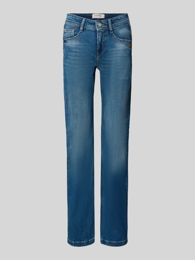 GANG Bootcut-Jeans aus Baumwoll-Mix Modell 'AMELIE' Blau 1