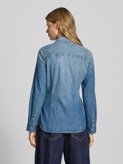 G-Star Raw Bluzka jeansowa o kroju slim fit z kieszeniami na piersi Jasnoniebieski 5