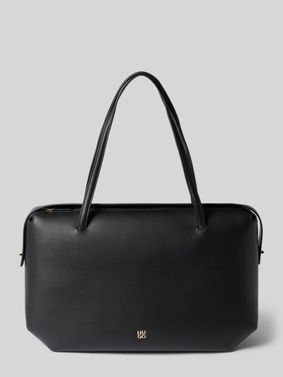HUGO Handtas met handvat in leerlook model 'Meelo_Tote' Zwart - 1