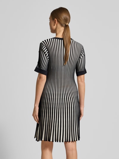 Liu Jo Sport Minikleid mit gerippten Abschlüssen Black 5