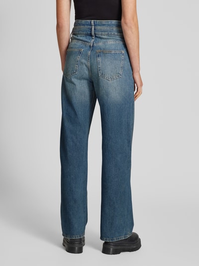 Only Wide Leg Jeans mit doppeltem Taillenbund Modell 'ESME-HOPE' Jeansblau 5