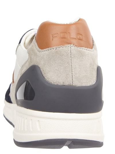 Polo Ralph Lauren Sneaker 'Train 100' aus Veloursleder und Textil Dunkelblau 2