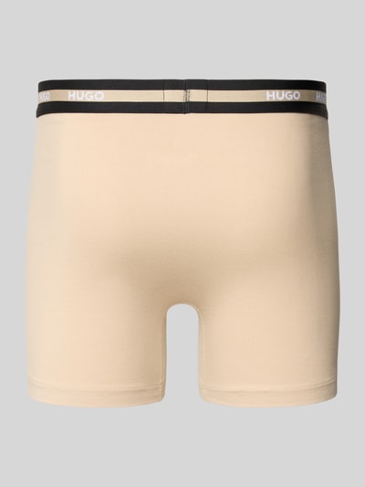 HUGO Boxershort met elastische logoband in een set van 3 stuks Kaki - 3
