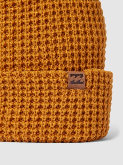 Billabong Beanie met labelpatch, model 'Ala' Cognac - 2