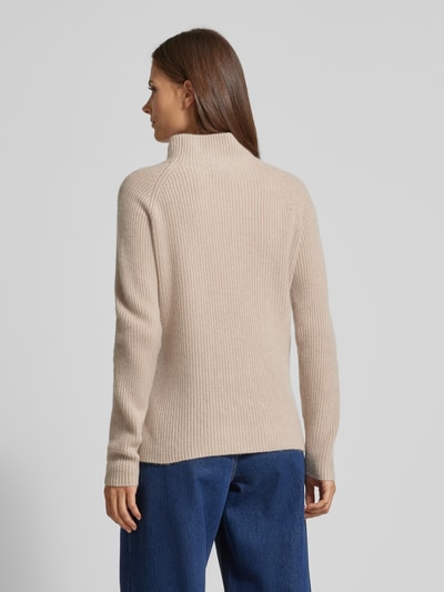 Fynch-Hatton Pullover van kasjmier met opstaande kraag Beige gemêleerd - 5