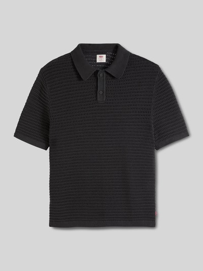 Levi's® Regular Fit Poloshirt aus reiner Baumwolle Black 2