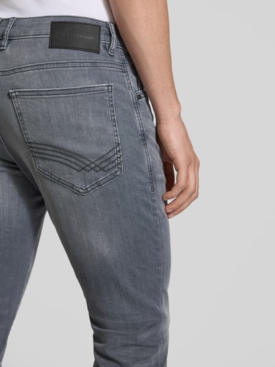 Tom Tailor Jeansy o kroju regular slim fit z dodatkiem streczu model ‘Josh’ Średnioszary 3