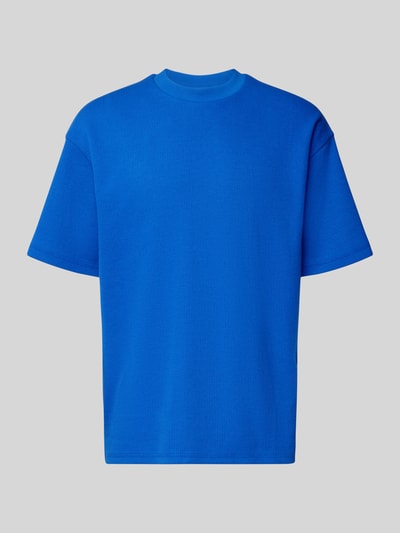 HUGO Blue Relaxed Fit T-Shirt aus Baumwoll-Mix Modell 'NUWAFFLE' Blau 2