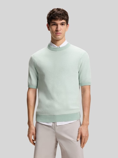 BOSS Orange Regular Fit Pullover aus Baumwoll-Mix Modell 'KANTONIO' Tuerkis 4