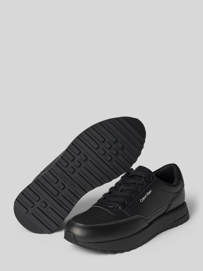 CK Calvin Klein Low Top Sneaker aus echtem Rindsleder Black 4