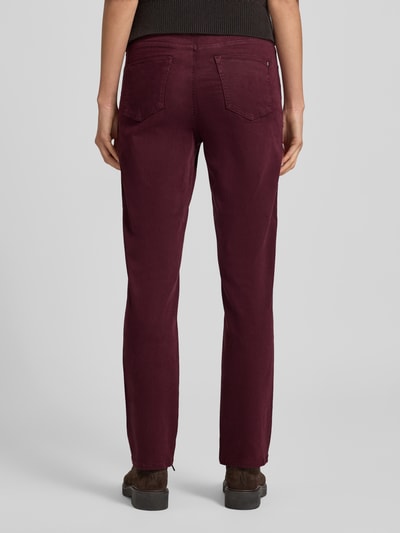 Brax Straight fit jeans, model 'CAROLA' Bordeaux - 5