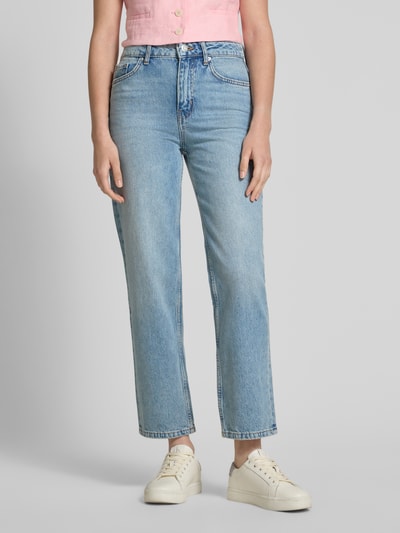 Mango Regular Fit Jeans mit Eingrifftaschen Modell 'BLANCA' Jeansblau 4