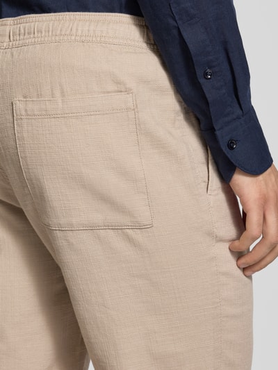 Jake*s Studio Men Bermudas mit elastischem Bund  Taupe 3