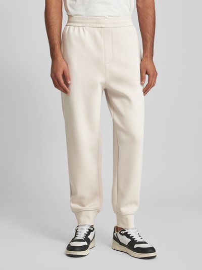 Emporio Armani Sweatpants mit elastischem Bund Sand 4