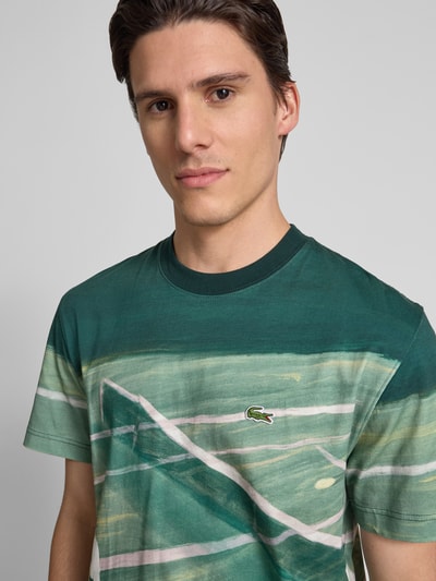 Lacoste T-shirt met logobadge Groen - 3