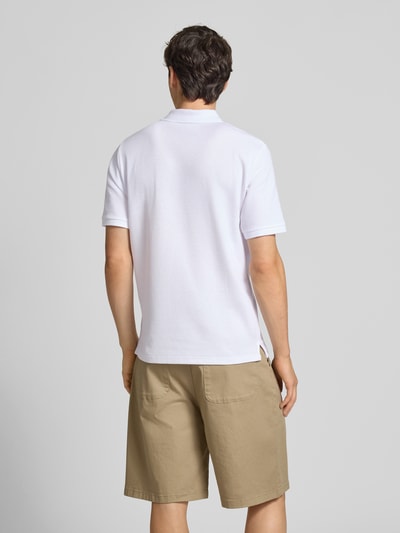 Jack & Jones Poloshirt mit Label-Stitching Modell 'AUSTIN' Weiss 5